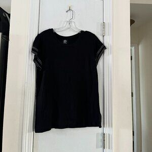 Bobeau Flutter Sleeve Top